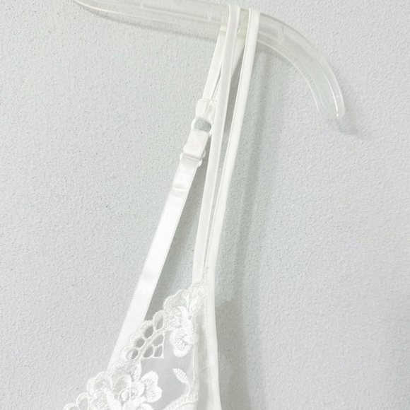 Marks & Spencer White Lace Trim Full Midi Slip Size 8 - Picture 11 of 16